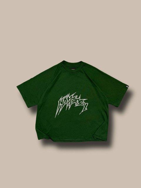 Remera boxy bosque verde verdebosque - comprar online