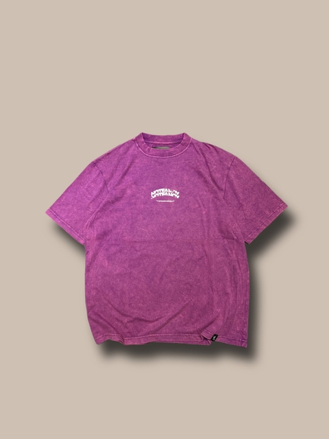 Remera stonewashed purple. - comprar online