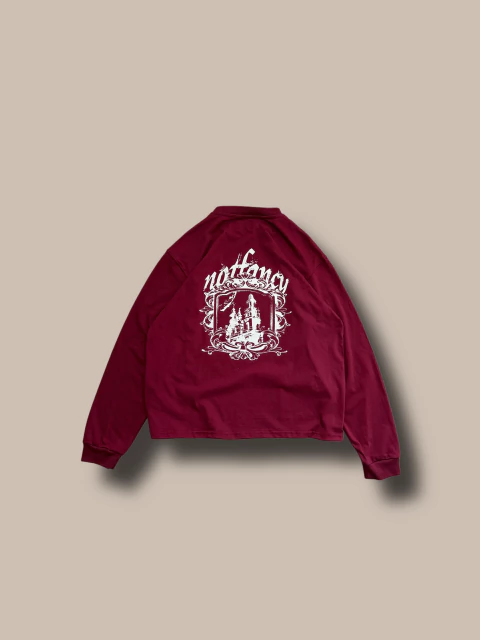 Remera m. larga church bordó. - comprar online