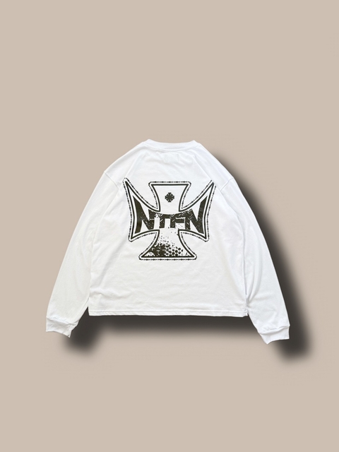Remera m. larga TAIL$ blank. - comprar online