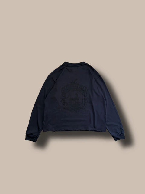 Remera m. larga church gris humo - comprar online