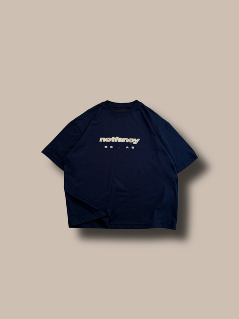 Remera quadrille azul. - comprar online