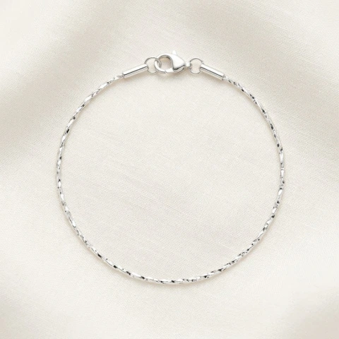 Pulsera Acero Blanco