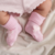 Meia Laço Veludo Rosa | Baby - comprar online