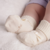 Meia Laço Veludo Bege | Baby - comprar online