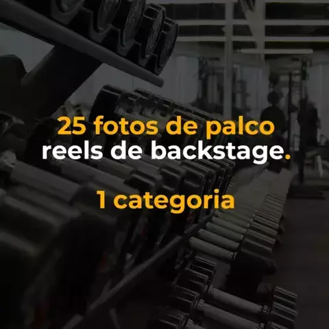 Combo 05: 25 Fotos de Palco (01 Categoria) + Vídeo (Reels) Backstage | Champion 2025 - comprar online