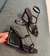 Sandália salto geométrico - Karen Okawa Shoes 