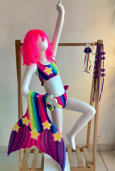 Cauda de Sereia Neon - comprar online