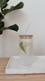 VASO BURDEOS VIDRIO 400 ML en internet