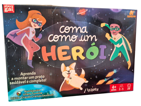 Jogo de Tabuleiro Coma Como um Herói - comprar online