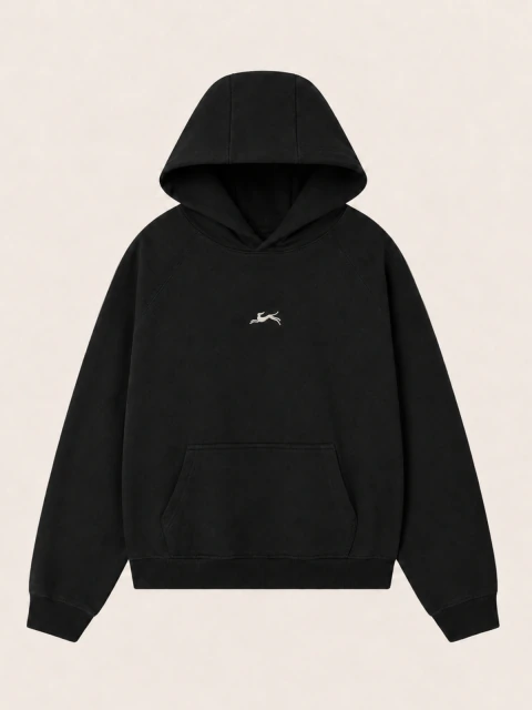 Hoodie "Essential Greyhound" | Black