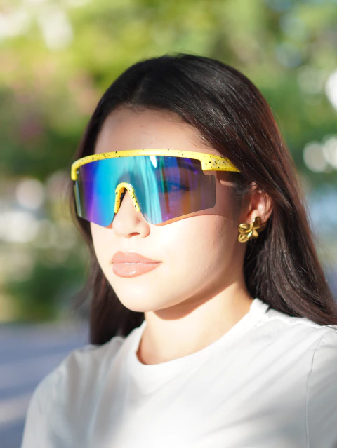 Óculos Esportivo Amarelo - Coleção Alencar - comprar online