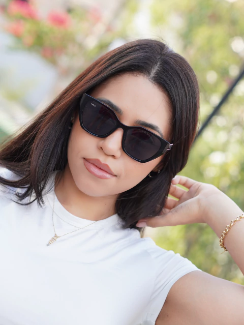 Óculos de Sol Marisa | Vieira - Preto - comprar online