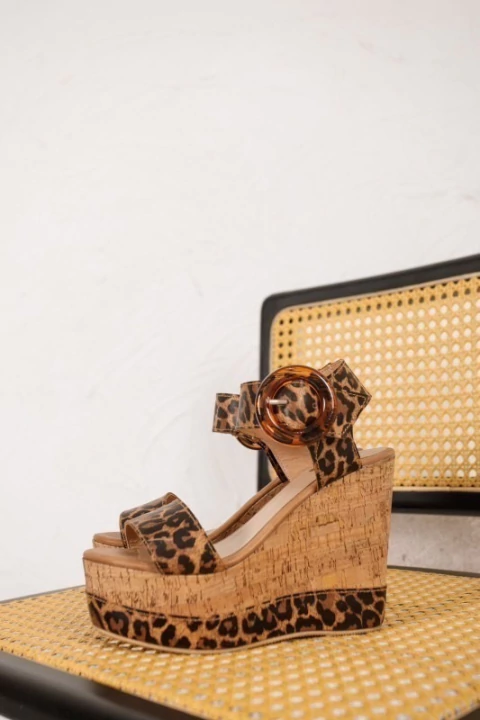 Sandalias 8732 animal print - comprar online