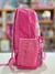 MOCHILA ESPALDA LENTEJUELA ROSA ESTAMPADA - comprar online