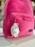 MOCHILA ESPALDA CRESKO GAMUZA FUCSIA 16" - comprar online