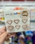 Paper Clips Diamantes Golden Rose x6