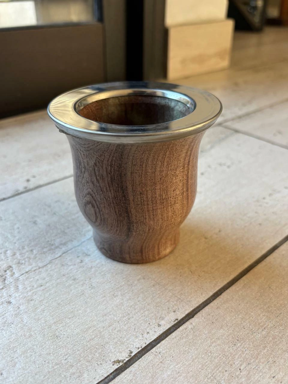 MATE CAMIONERO BARNIZADO VIROLA LISA