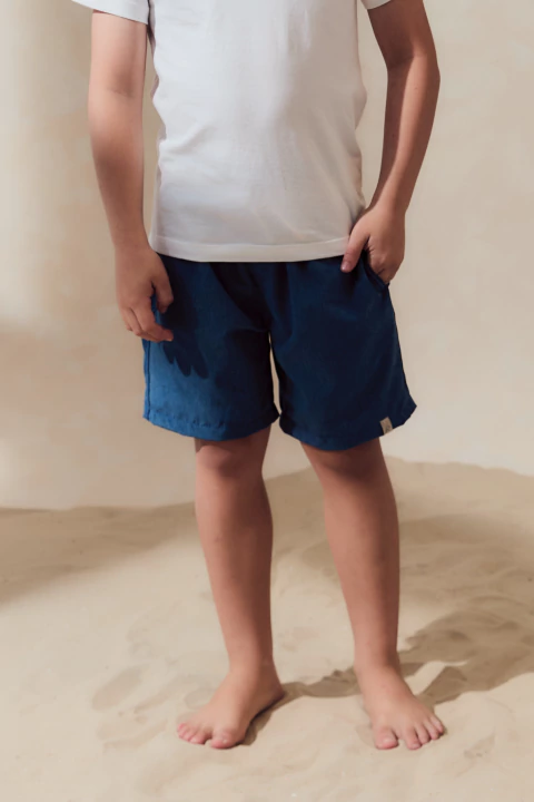 SHORT VOLLEY COLORS INF AZUL - comprar online