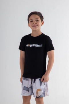 T-SHIRT GRAPHIC INF DOWNTOWN PRETO - comprar online