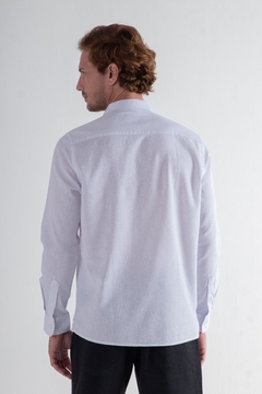 CAMISA DE LINHO MISTO ML BRANCO na internet
