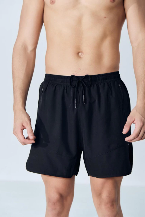 SHORT ATHL TRAIL PRETO - comprar online