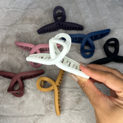 Grampos de Cabelo Grandes, Leves e de Cor Sólida Minimalist Pretos, Rosas e Marrons para Mulheres, Acessórios de Cabelo Sofisticados e Versáteis, Ade - loja online