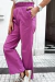Pantalón torla recto - fucsia - tienda online