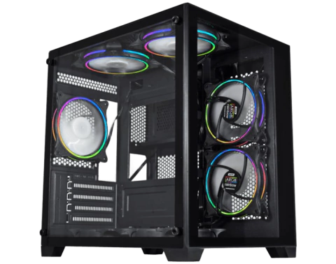 Gabinete Gamer AQUÁRIO MICRO IV CG0415 Preto K-MEX