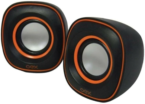 Caixa de Som 8W RoundX SK100 PT/LR OEX