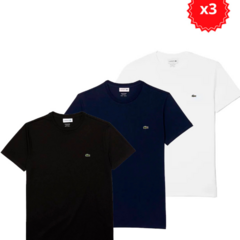 ¡OFERTA! PACK X3 REMERAS LACOSTE - comprar online