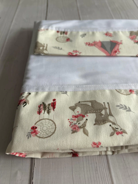 Juego de Sabanas 100% algodón Practicuna 1,10 mt x 0,70 cm x 0,15 cm de alto - comprar online