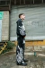 RICH WASH ZIP HOODIE [FRIZA] - BLACK SECUENCY