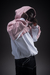 BROKEN HEART PINKW REFLEXSPACE HOODIE - comprar online