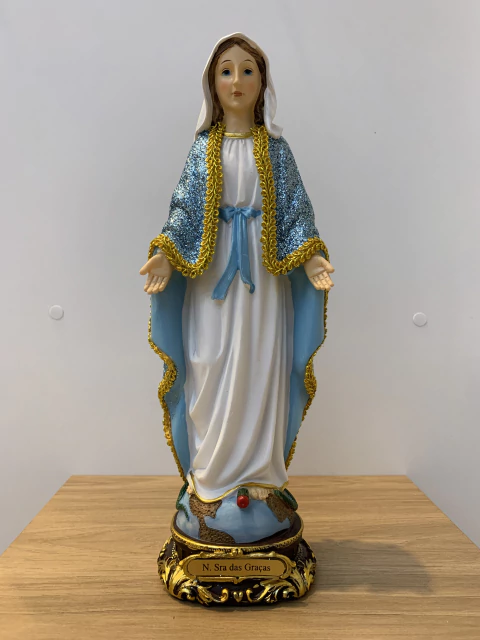 Nossa Senhora das Graças (Brilhante) - Resina Importada 30cm - comprar online