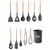 Kit Utensílios de Cozinha em Silicone 12 Peças - Resistente e Elegante