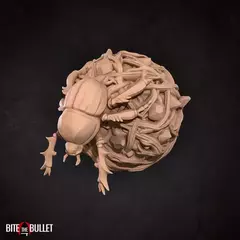 3 Lizard Scarab - Dioramei