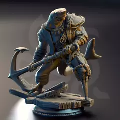 Baz “Smiley” Armstrong – Sharkman Enforcer - Dioramei
