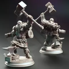 Lochren Ishtrak Hammerfist – Dwarven Blacksmith - comprar online