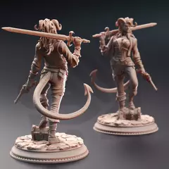 Syntheia the Daring – Tiefling Scoundrel na internet