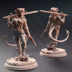 Syntheia the Daring – Tiefling Scoundrel - comprar online