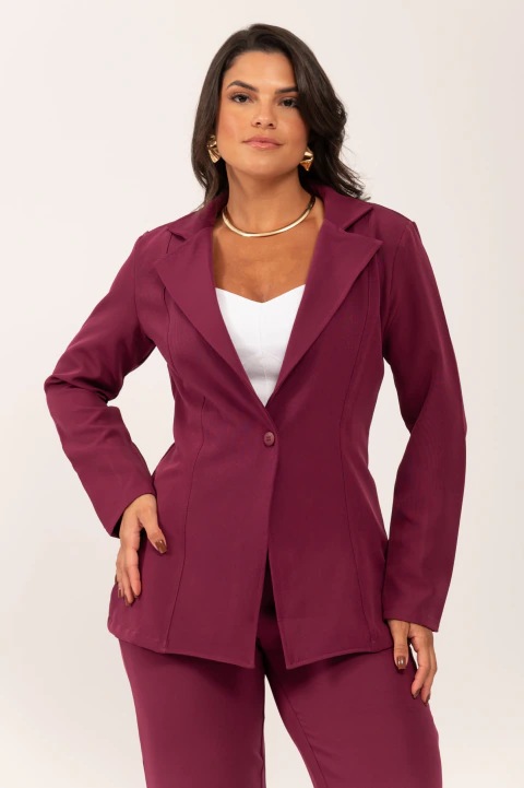 Maxi Blazer Alfaiataria Milene