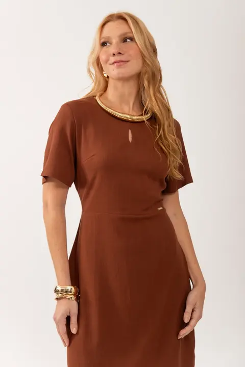 Vestido Curto de Manga Lavínia