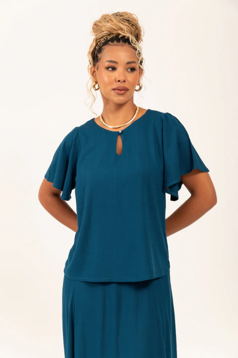 Blusa de Manga Leda