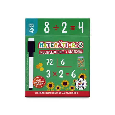 Cartas Matemáticas 2 Multiplicaciones y Divisiones - comprar online