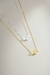 Gargantilha tripla - bolinhas - 40cm - comprar online