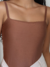 Body Alça Fina Decote Quadrado - comprar online
