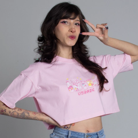 Cropped HK & Friends Milk - comprar online