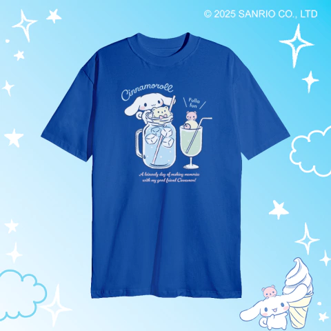 Camiseta Cinnamoroll Drink