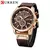 Relógio Curren 8291 Couro Cronógrafo - comprar online